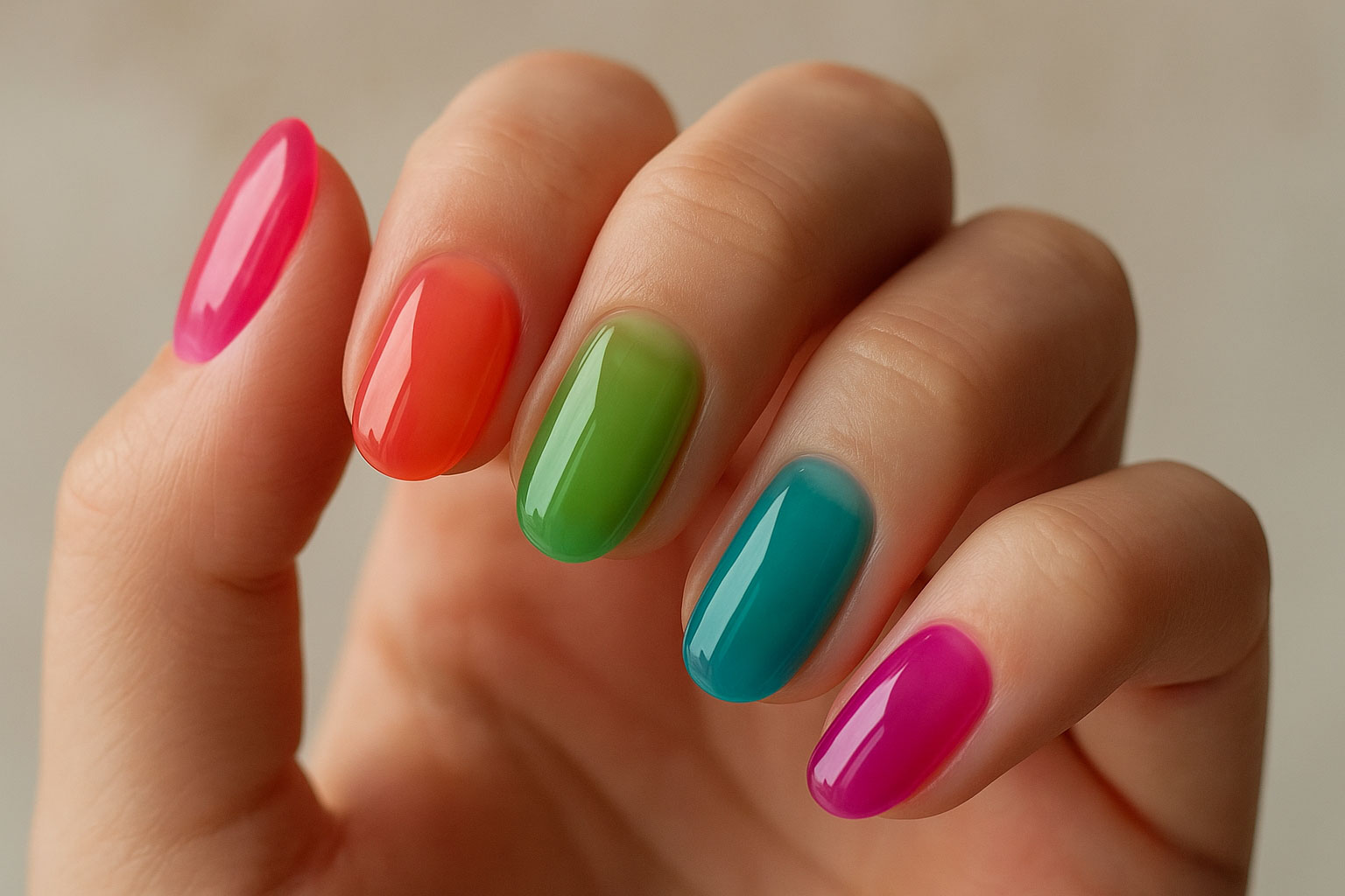 Jelly Nails – läpikuultavat hyytelömäiset sävyt