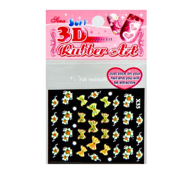 3D Nail Sticker X33