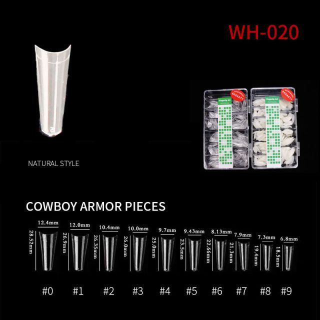 Kynsitipit Cowboy WH20 Natural 500 kpl