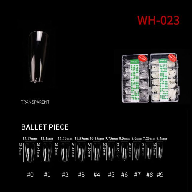 Kynsitipit Ballet Piece WH23 Clear 500 kpl