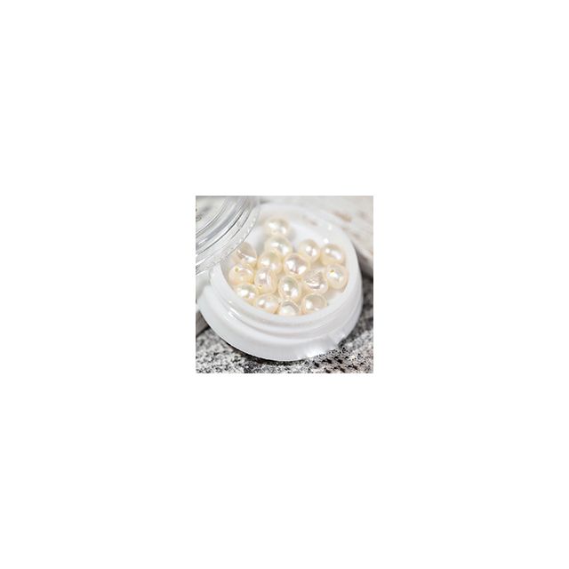 Nail Decoration Pearls White
