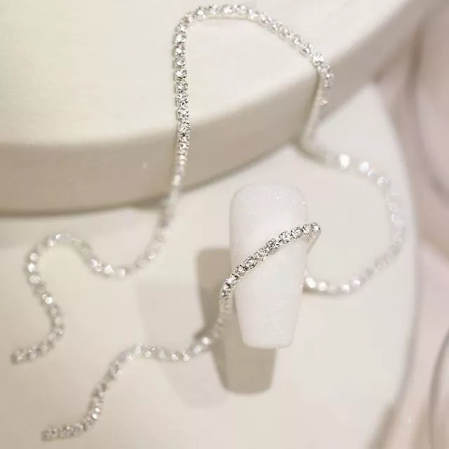 Koristekivinauha 0.16/30cm Silver 9#