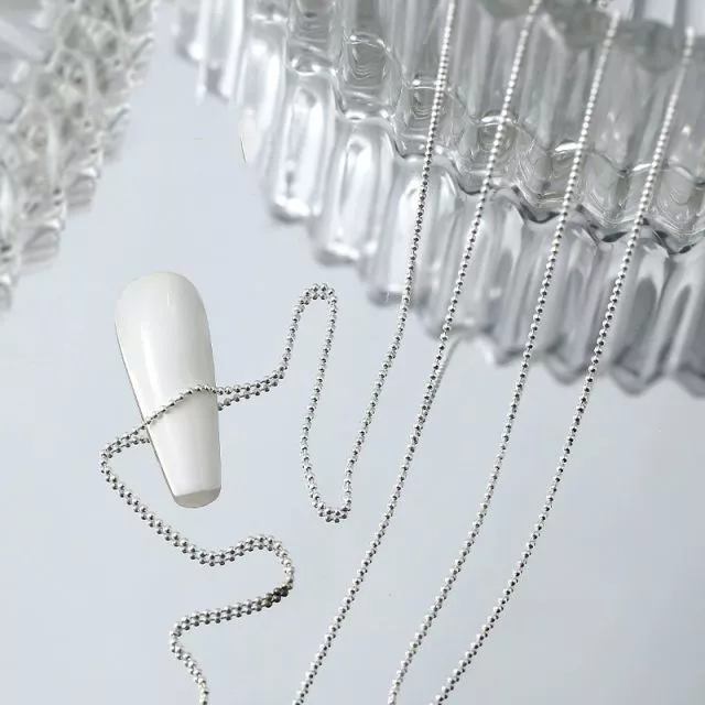 Koristenauha 1mm/50cm Silver 4#