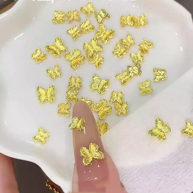 3D Kulta Perhoset 20 kpl