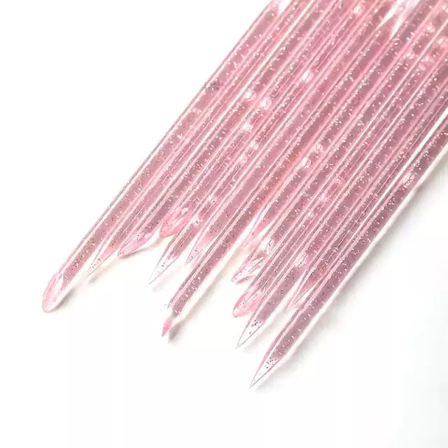 Kynsinauhatikut Muovia Pink 100kpl
