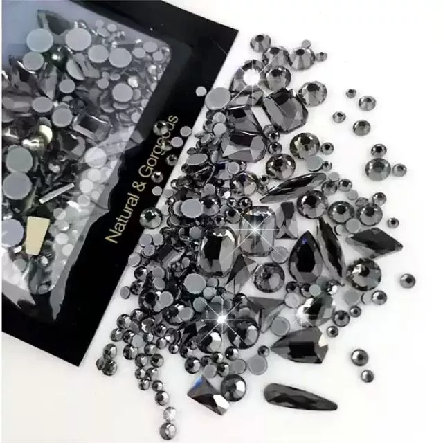 Kynsitimantteja 170kpl / Grey Black