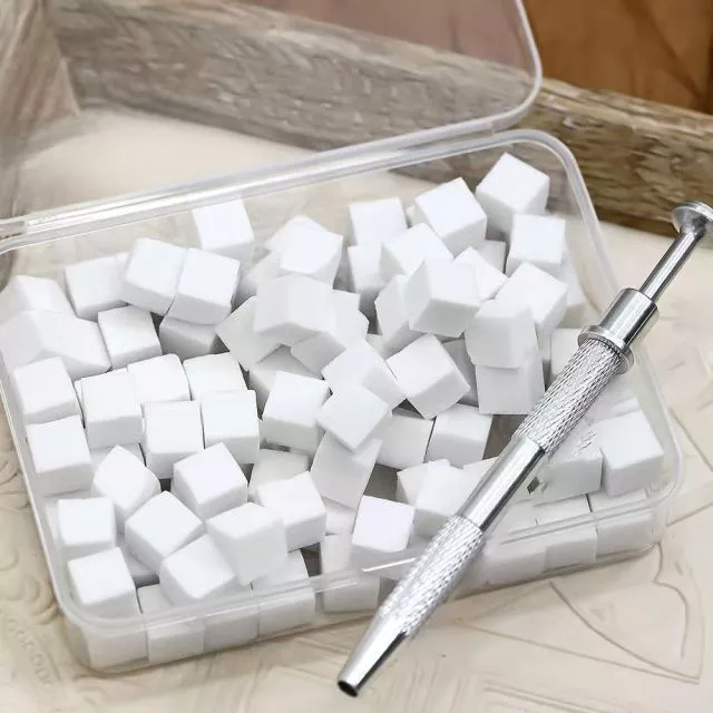 Liukuväri Ombresienet ja työkalu 200 kpl 10mm x 10mm