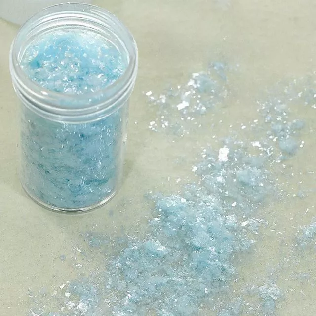 Mica Powder Vaalean Sininen