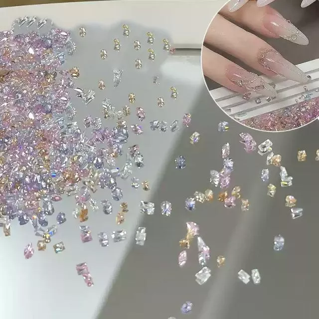 Mini Zircon Kynsikristallit #6 200kpl
