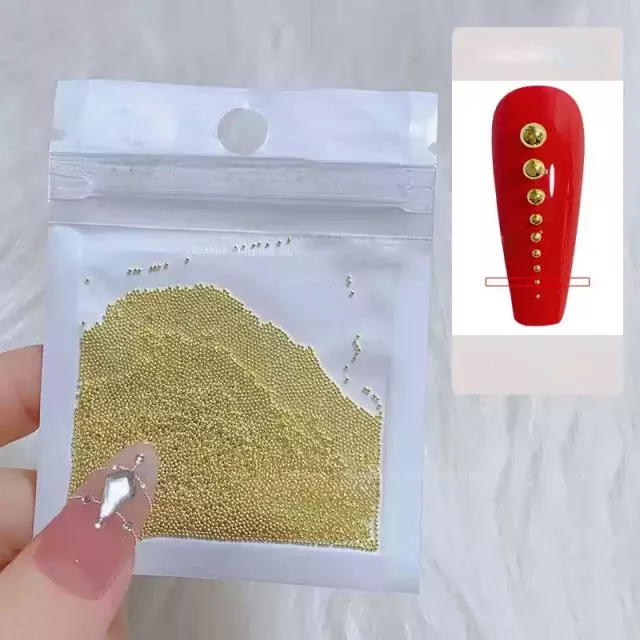 Nail Art Pearls 03# Gold 0.6mm / 5000pcs