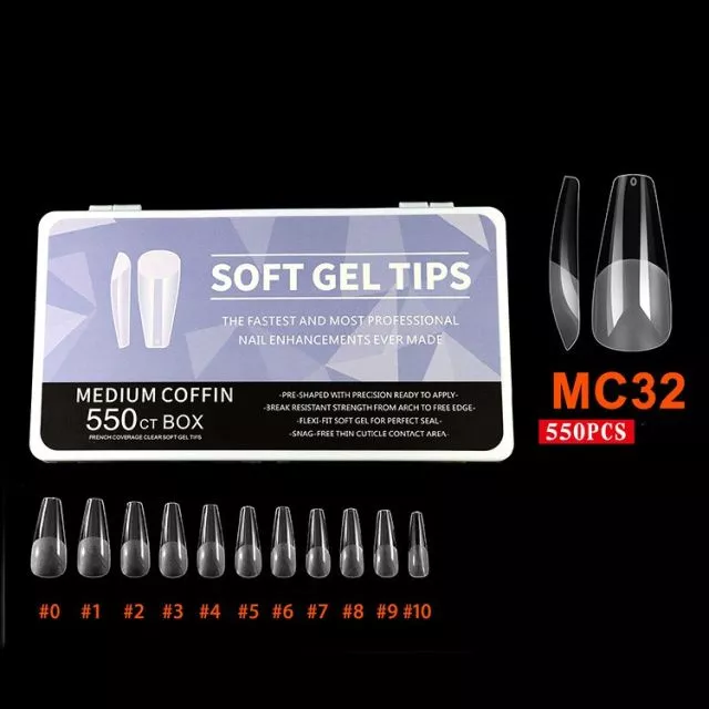Soft Gel Kynsitipit 32# 550 kpl