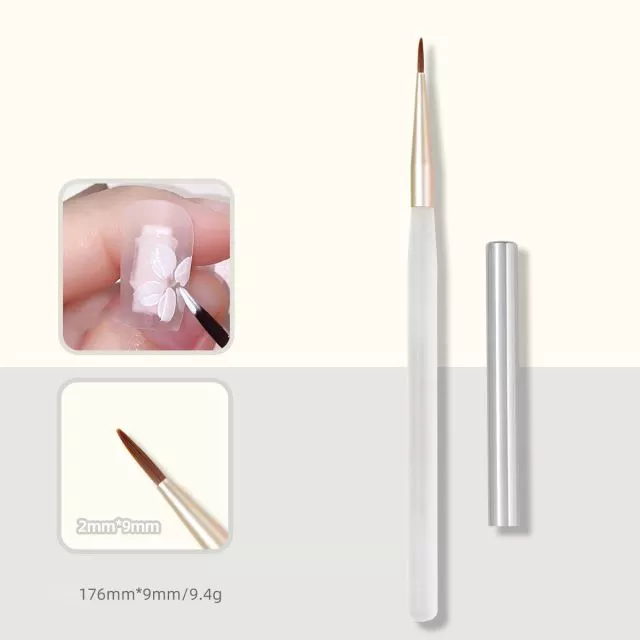Nailart Sivellin White