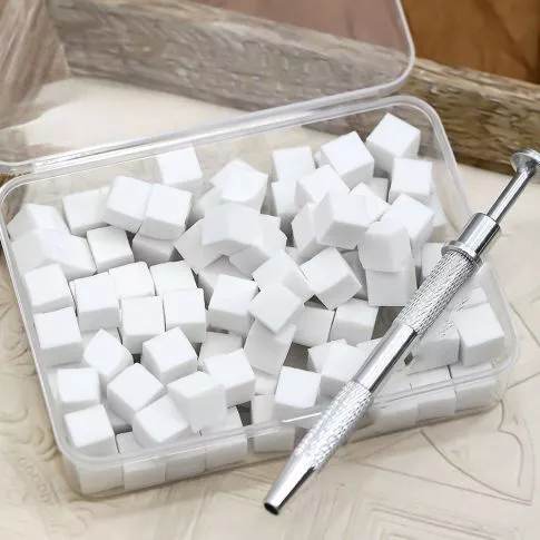 Liukuväri Ombresienet ja työkalu 100 kpl 10mm x 10mm