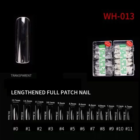Kynsitipit Full Patch WH13 Clear 500 kpl
