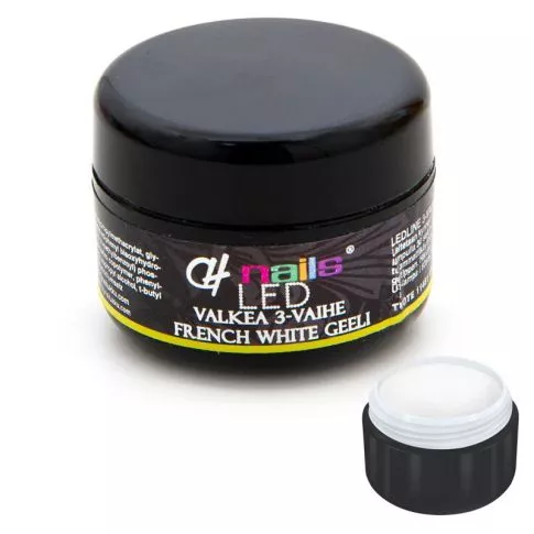 CH Nails LED-line 3-Vaihe Valkea French White Geeli 15ml