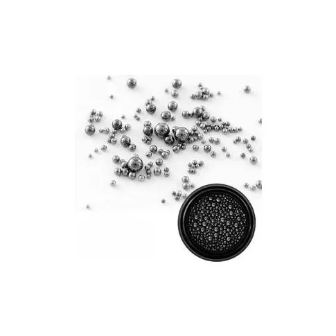 Nail Decoration Pearls Black