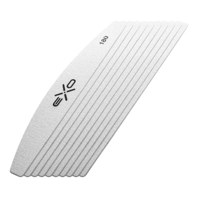 Exo replacement sheets for the file half moon metal 180 10 pcs