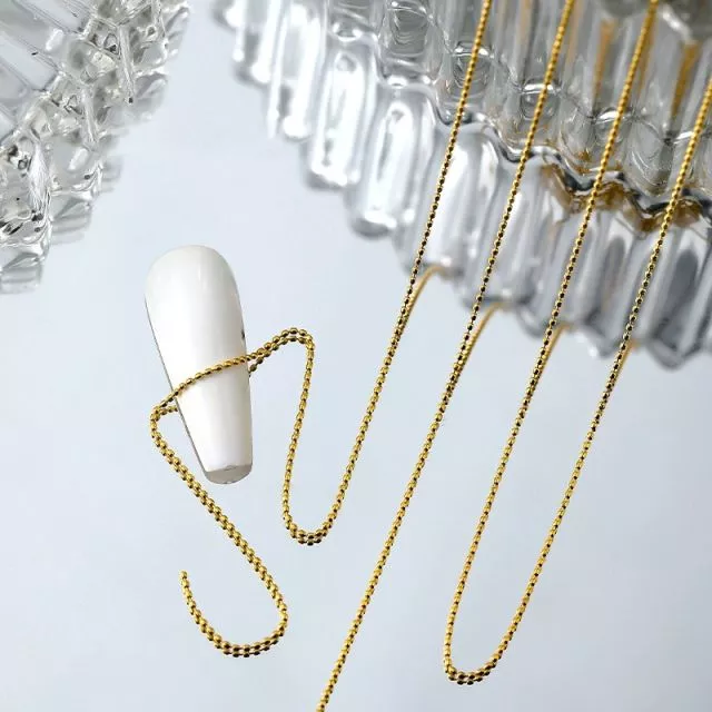 Koristenauha 0.8mm/100cm Gold 5#