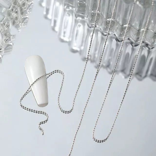 Koristenauha 0.8mm/100cm Silver 6#