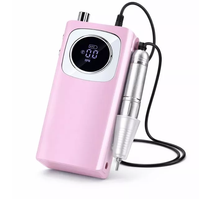 Ladattava ja Kannettava Kynsipora 45000rpm M4/Pink