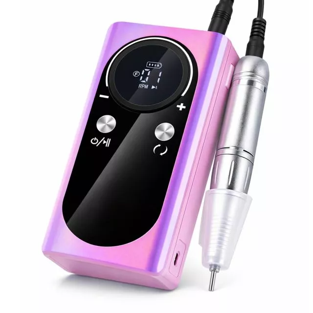 Ladattava ja Kannettava Kynsipora 45000rpm M2/Purple