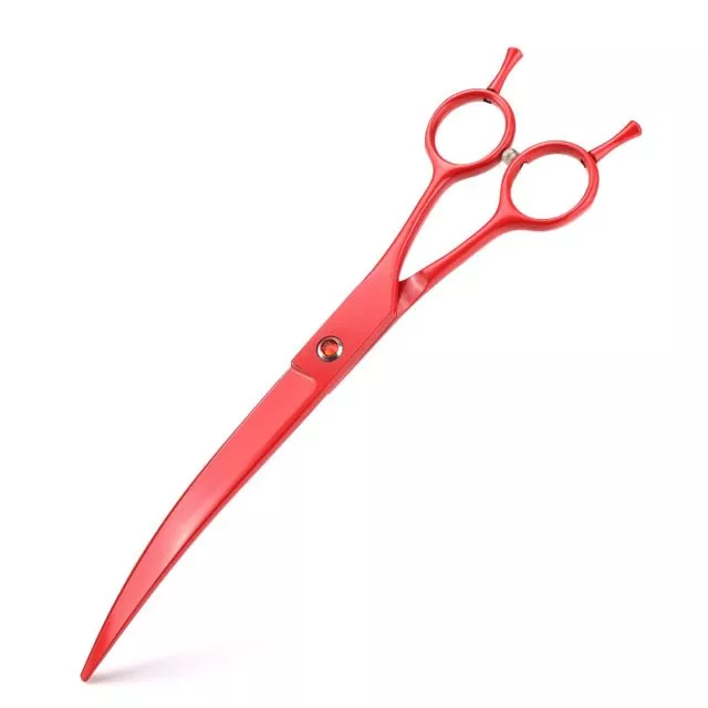Professional Pet Grooming Scissors 8.0” Red