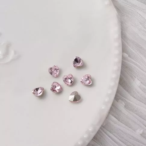 Nailart Timantti Sydän 5mm x 5mm 5kpl